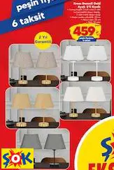 KREM DESENLİ GOLD AYAK 2'Lİ KONİK